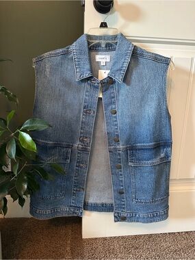 Evereve oversized Denim Vest